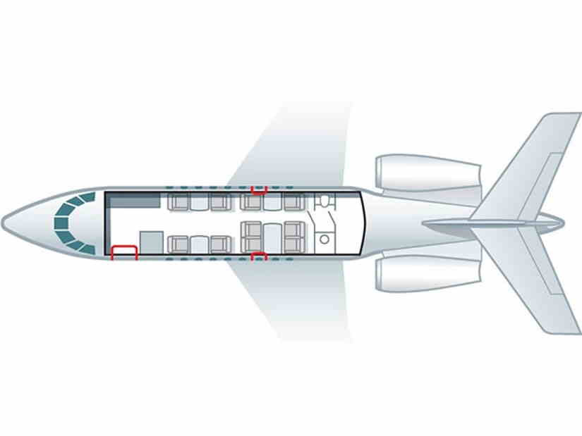 Dassault Falcon 2000 DX scheme