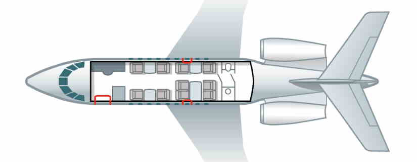Dassault Falcon 2000 LX scheme