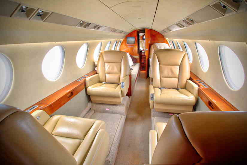 Dassault Falcon 50 cabin