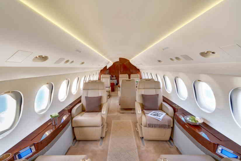Dassault Falcon 7X cabin