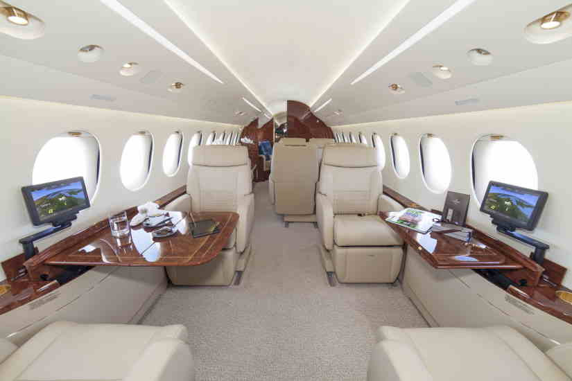 aircraft cabin Dassault Falcon 8X