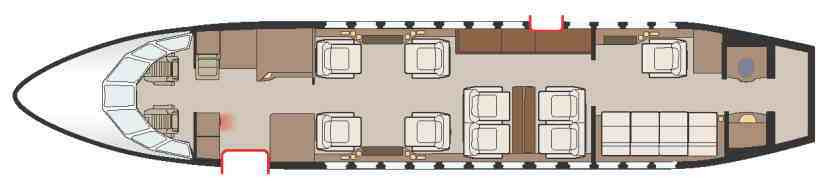 Dassault Falcon 900 scheme