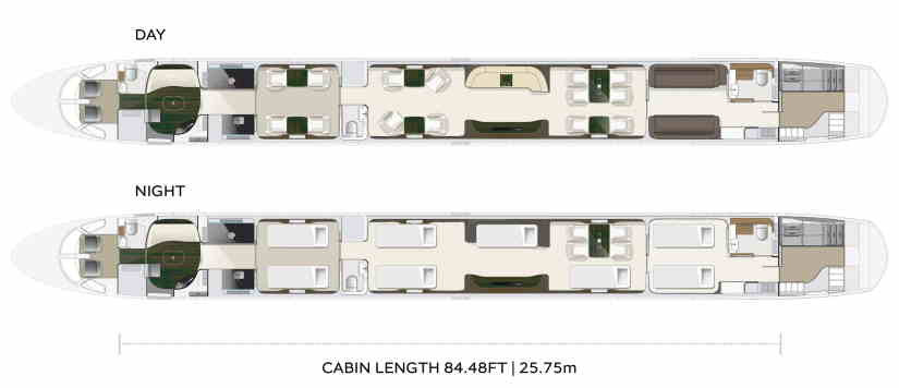 Embraer Lineage 1000 scheme