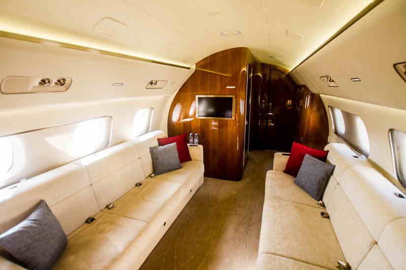 Embraer Lineage 1000 cabin