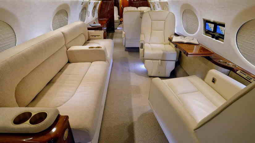 Gulfstream G550 cabin