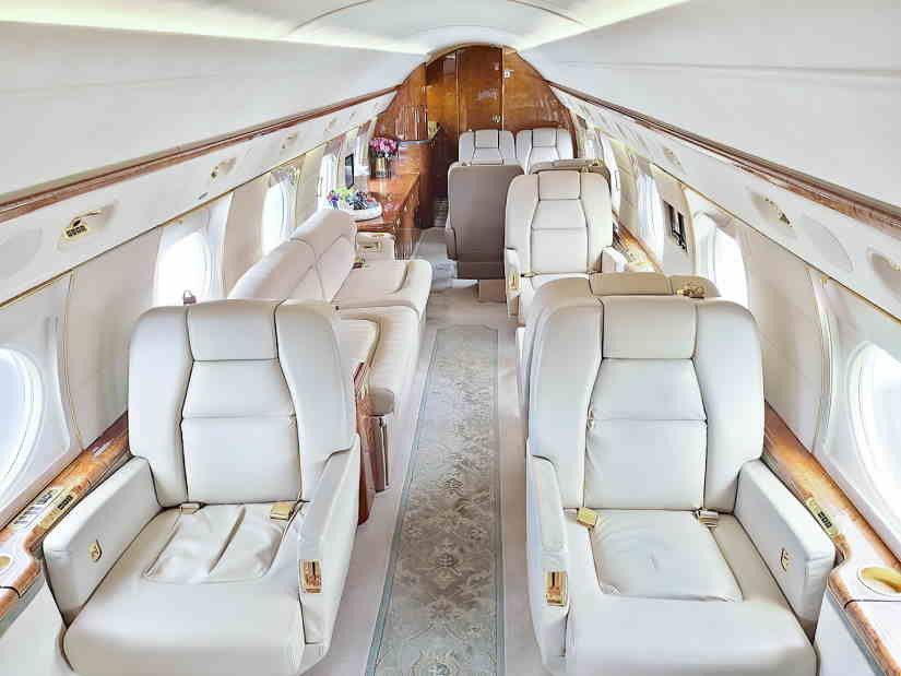 Gulfstream GV cabin