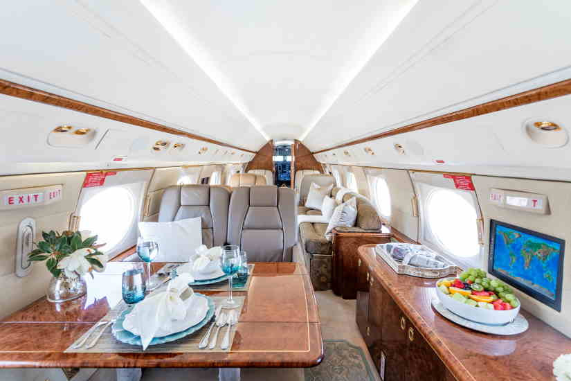 Gulfstream GV business jet