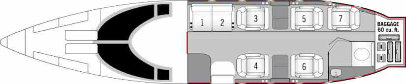 Learjet 55 scheme