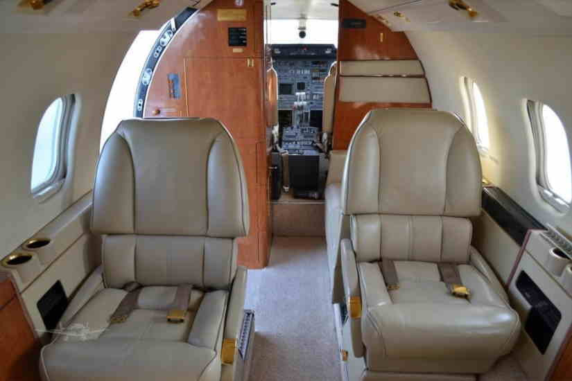 Learjet 55 business jet