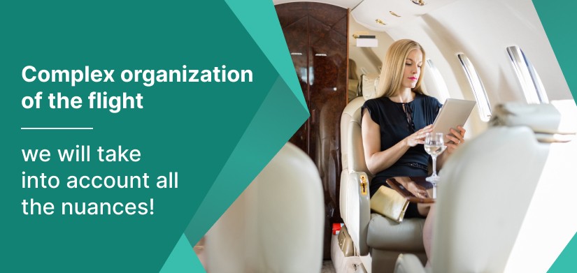 complex organization of the private flight