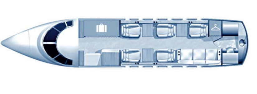 Beechcraft Hawker 750 scheme