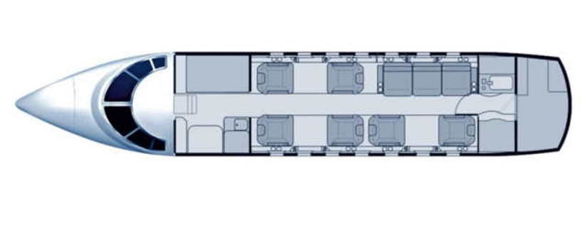 Beechcraft Hawker 1000 scheme