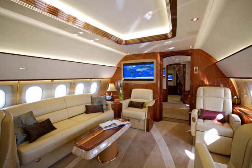 Airbus A319 CJ cabin