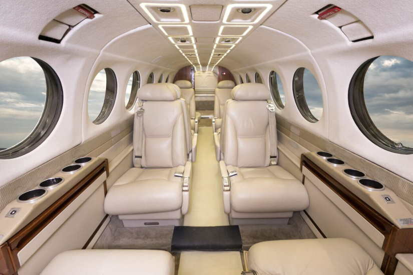 Beechcraft King Air 350 cabin