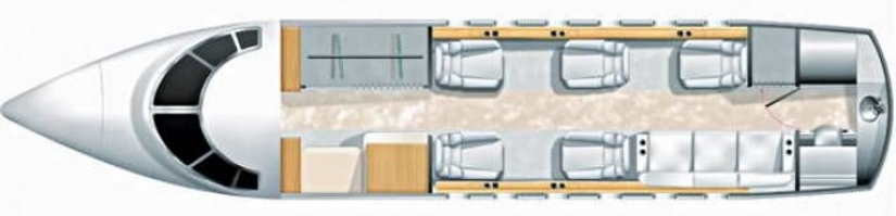 Bombardier Challenger 604 scheme