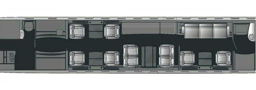Bombardier Global 5000 scheme