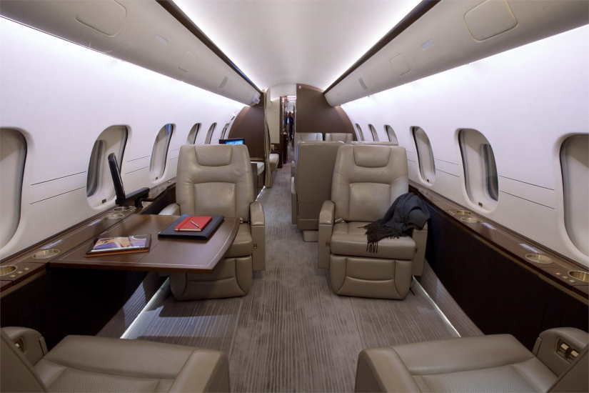 Bombardier Global 5000 cabin