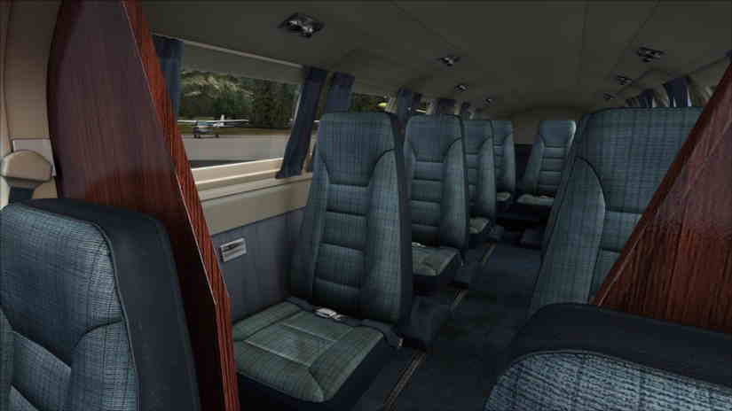 Cessna 404 cabin