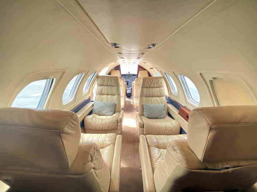Cessna Citation 501 cabin