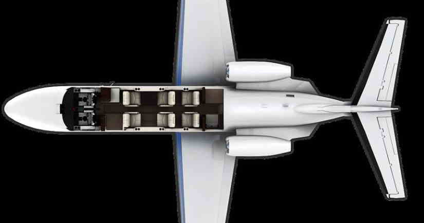 Cessna Citation CJ2 scheme