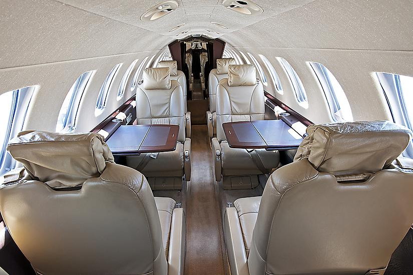 Cessna Citation CJ3 cabin