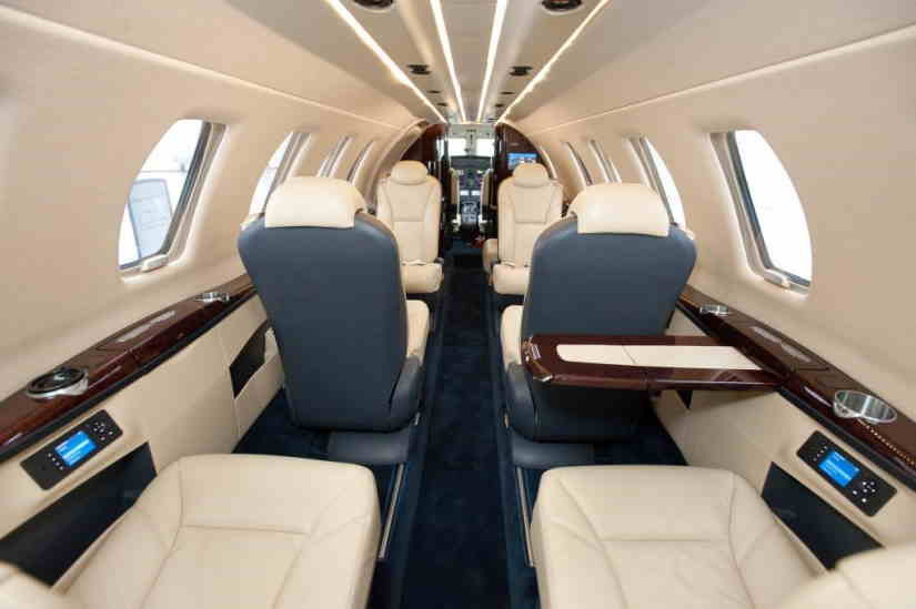 Cessna Citation CJ4 cabin