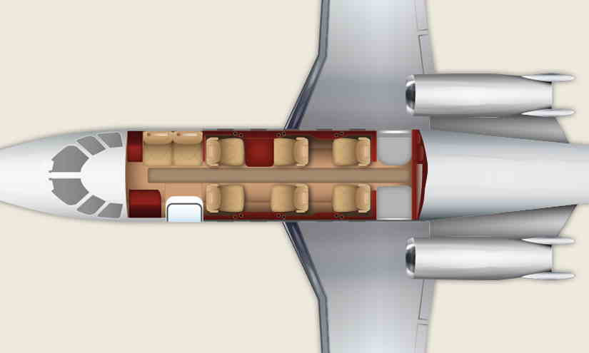 Cessna Citation Excel scheme