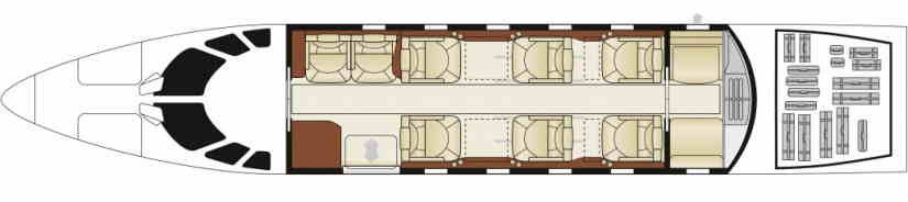 Cessna Citation Latitude scheme