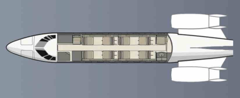 Cessna Citation Sovereign scheme