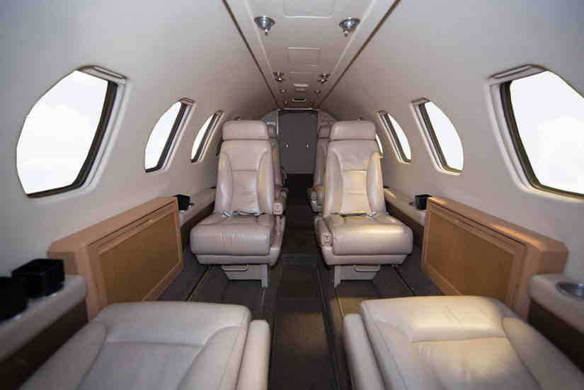 Cessna Citation V cabin