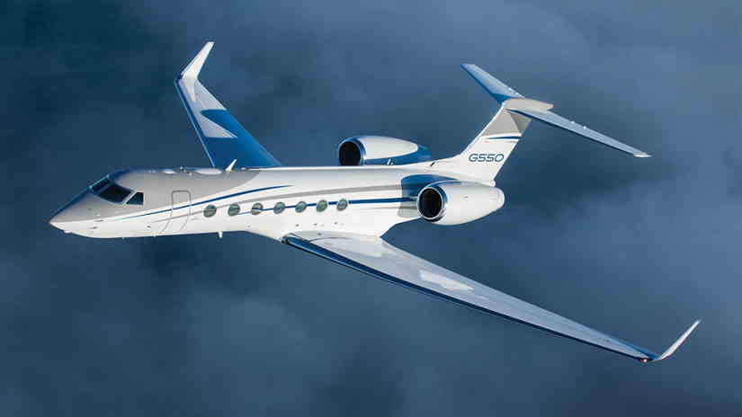 Gulfstream G550 aircraft