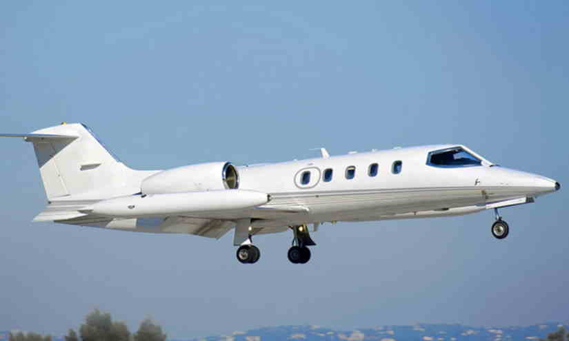 Learjet 35 aircraft