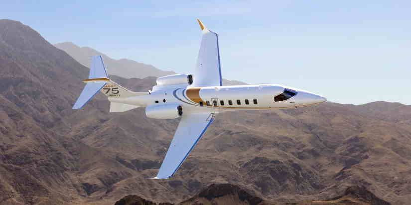Learjet 75 aircraft